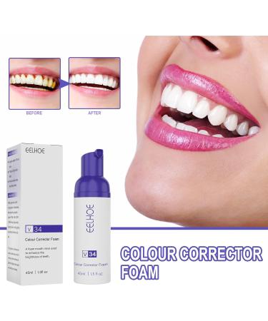 Purple Toothpaste for Sensitive Teeth | Color Correction & Whitening | Fresh Breath (45ml) - Shop Internationally - Buy Online on GoSupps.com