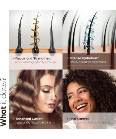 Collagen Hair Treatment Collagen Hair Mask - Conditioning Argan Oil Hair Mask - Collagen Hair Mask Essence for Dry Damaged Hair (200 Grams) 200 Grams - Buy Online on GoSupps.com