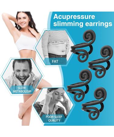 Ventilation Acupressure Earrings Set - 4 Slimming Earrings & 1 Bracelet for Lymphatic Fluid Relief - Shop Internationally! - Buy Online on GoSupps.com