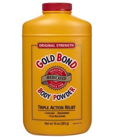 Gold Bond Medicated Body Powder  10 Ounce This is for the NEW version that is TALC-FREE. 10 Ounce (Pack of 1)