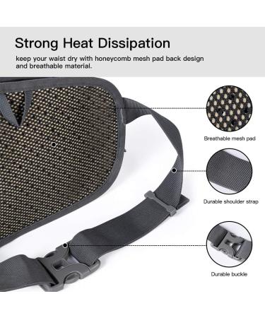 Sharkborough NODLAND Running Belt Hydration Waist Pack with Water Bottle Holder - Men Women Waist Pouch Fanny Bag - Buy Online on GoSupps.com