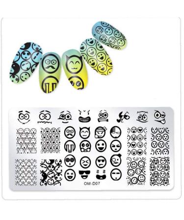 3pcs Nail Art Stamp Templates Kit - Maleicure Stencil & Nail Art Tools (OM-D04 OM-D05 OM-D06) - International Shipping Available - Buy Online on GoSupps.com