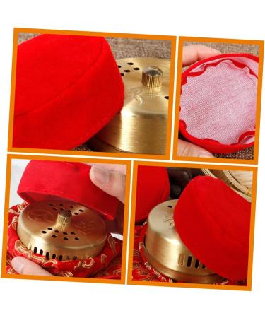Gleavi Moxa Accessories | Moxibustion Moxa-Box Cover | Practical Moxibustion Cover | Flocking Red Hood Container for Optimal Healing - Buy Online on GoSupps.com