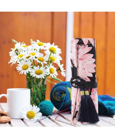COHEALI Knitting Needles Case & Crochet Hooks Storage Bag - Pink 39.5X18cm - Buy Online on GoSupps.com