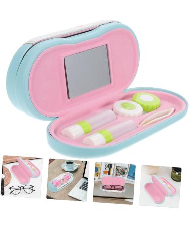 Buy Healvian Double-Lod-Like Glasses Case - 4 Sets Glass Bottle Organizer Sunglasses & Tweezers Violet Leather PU Travel Solution - International Shipping Available - Buy Online on GoSupps.com