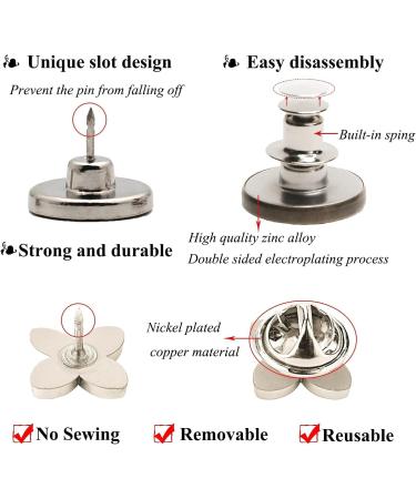 Assorted Instant Buttons Set for Jeans, Shirts, Sweaters - 18-Piece Pack - Buy Online on GoSupps.com