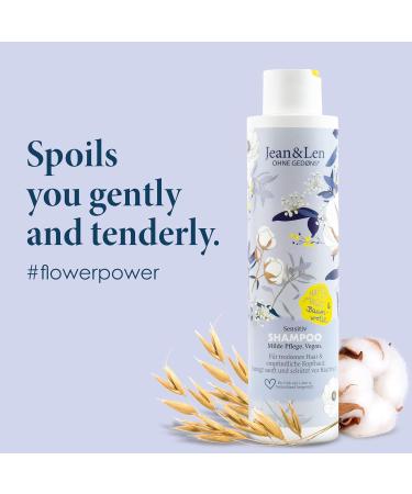 Jean & Len Shampoo Sensitive Oat Milk & Cotton - Gentle Vegan Hair Care for Dry Hair & Sensitive Scalps | No Parabens or Silicones 10.14 Fl. Oz - Buy Online on GoSupps.com