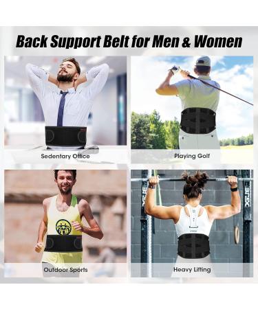 Back Brace for Lower Back Pain | Adjustable Lumbar Support Belt for Women | Relief for Scoliosis Herniated Discs & Heavy Lifting | Fits Waist 29.5"-37.4 - Buy Online on GoSupps.com
