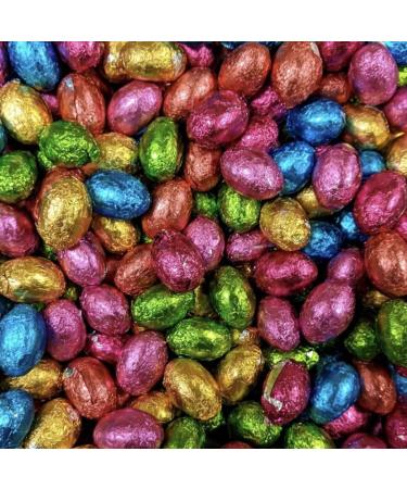 3kg Foiled Easter Eggs - Easter Egg Chocolate - Sweetie Tooth Easter Egg Gift for Easter Egg Hunt - Approx 600 Eggs