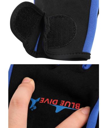 Diving Gloves Neoprene for Men and Women - Blue Large | Watersports, Boating, Surfing, Snorkeling, Kayaking - Scuba Diving Suit Gloves for Warmth - Buy Online on GoSupps.com