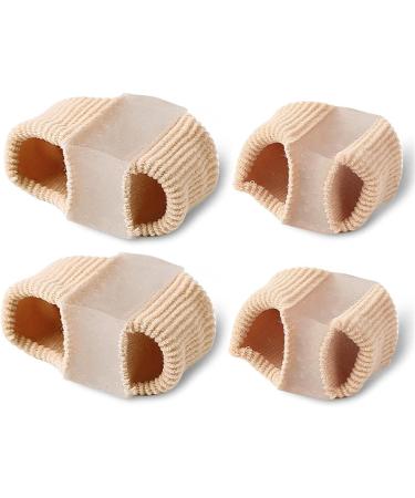 Bunion Corrector Toe Spacers with Gel Lining - Breathable Fabric, Double Loop Design - One Size Fits All - Buy Online on GoSupps.com
