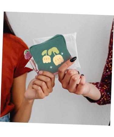 Shop Gogogmy Women's Bandage Storage Bags - Mint Matte Tampon Holder & Outdoor Period Bag - 11.5x11.5x2cm - Buy Online on GoSupps.com