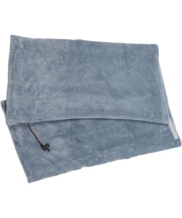 Cozy Heated USB Blanket | Washable Ceiling Heating Throw - 3 Levels for Sofa Couch Bed | 139.7 x 80 cm | Gray & Gray Blue - Buy Online on GoSupps.com