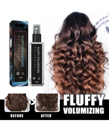 Fluffy Volumizing Hair Spray Set - Glee Ice Hair Thickener for Instant Volume | Non Greasy, Non Sticky, Long-lasting | DIY Hairstyle for All Hair Types - 2pc x 30ml - Buy Online on GoSupps.com