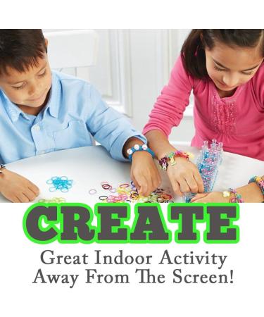 Rainbow Loom Crafting Kit | Loom, Metal Hook, Mini Loom, 600 Rubber Bands + 24 Clips - Buy Online on GoSupps.com