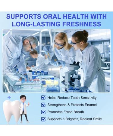Nano Hydroxyapatite Toothpaste for Enamel Repair & Sensitivity Relief - 7.5% Fluoride-Free Formula Reverses Early Cavities Strengthens Teeth Fresh Mint Flavor - 2 Pack - Buy Online on GoSupps.com