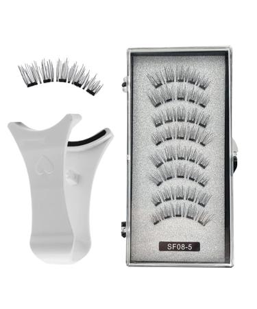 Magnets False Eyelashes | No Glue Needed Magnetic Eye Lashes - Natural Look Reusable Magnetic Lashes Kit Fake Eyelashes Kit for Bigger and Brighter Eyes Stunning Look