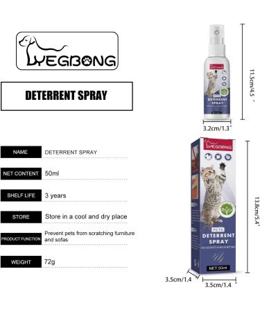 MRGIINRI Cat Wall Bed 50mlCat Spray Training Aid For Cat Scratch Furniture Protector Keep Pet Off Indoor Outdoor Use Cat Devices Indoor (A One Size) - Buy Online on GoSupps.com