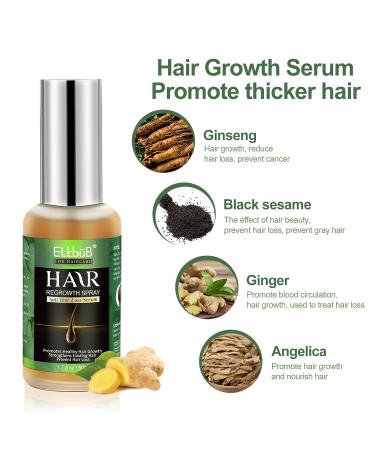 Hair Growth Serum - Thicker & Healthier Hair Oil with Biotin | Reduces Shedding Globally - Buy Online on GoSupps.com