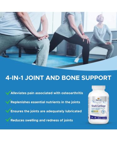 MapleLife Nutrition - Shark Cartilage 750mg - Excellent Source of Chondroitin - High Potency Pure Ingredients Calcium Carbohydrates Maintain Bone Health Reduce Joint Pain Anti-Inflammation Reduce Swelling & Redness of Joints Free of Artificial Ingredients - Buy Online on GoSupps.com
