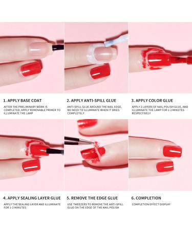 15ML Liquid Nail Latex Peel Off - Cuticle Nail Polish Skin Barrier for Gel Polish - White Odorless Manicure Accessory - Buy Online on GoSupps.com