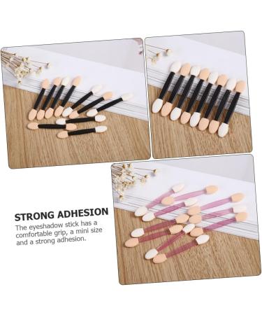 DRESSOOS 40pcs Sponge Stick Eyeshadow Brush Sponge Lip Gloss Applicator Makeup Eyeshadow Stick Plastic Abs - Buy Online on GoSupps.com