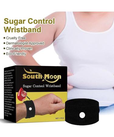 Qlasic Sugar Control Bracelet - Regulate Glucose Naturally (2 Pieces Black) | International Shipping Available - Buy Online on GoSupps.com