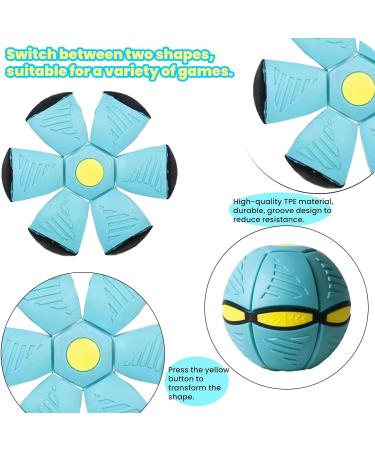 Yeahboom UFO Magical Flying Saucer Ball - Light Blue Frisbee Dog Toy for Outdoor Fun | Best Dog Frisbees & Toys - Buy Online on GoSupps.com