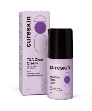 Cureskin Tranexamic Acid 10% Cream | 20 000 PPM Kojic Acid Dipalmitate 15 000 PPM Alpha Arbutin 100 000 PPM Tranexamic Acid | Dark spots Freckle Blemishes Pigmentation (15g/0.5 Oz)