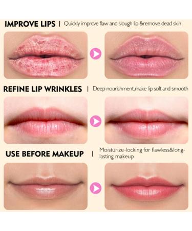 Lip Scrub - Lip Scrub Exfoliator - Sugar Lip Care - Moisturizing Lip Mask - Lip Balm & Moisturizer for Dry Chapped Lip - Lip Exfoliator Scrub Lip Sleeping Mask Nourishing - Buy Online on GoSupps.com