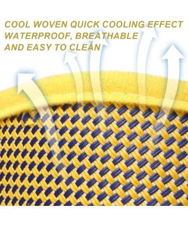 Xpex Yellow Cat Cone - Adjustable Relaxation E-Collar for Cats Mini Dogs & Rabbits | Size M - Lightweight Plastic Elizabethan Collar for Sore Cranes - Buy Online on GoSupps.com