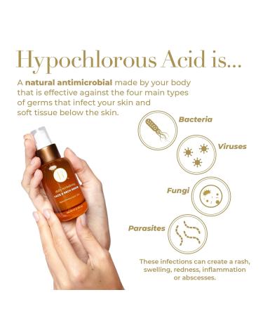 Bloome* .05% Hypochlorous Acid Serum for Face & Neck - 50ml HOCL - Gentle Soothing Skin Support Assists in Skin Balance Support Skin Comfort Encourages Skin Wellness Helps Maintain Skin Appearance 50 ml (Pack of 1) Face  - Buy Online on GoSupps.com