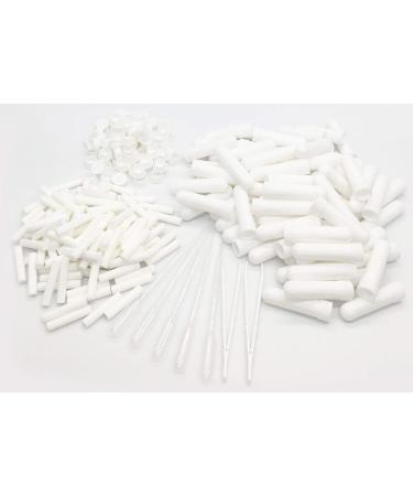 Buy Essential Oil Aromatherapy Nasal Inhaler Tubes - 100 Inhalers 110 Wicks & Accessories for Optimal Wellness | Ship Worldwide - Buy Online on GoSupps.com