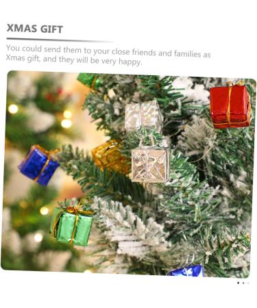 Artibetter 60 Pcs Christmas Tree Box Home Decorations Christmas Tree Decorations Hanging Pendants Bag 5x5cmx2pcs Assorted Colorx2pcs - Buy Online on GoSupps.com