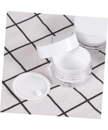 4 Pieces Makeup Lotion in Round Tins Shampoo Container Makeup Cream Tin Face Cream Holder Container for Cosmetic Creams Forming Teaching Model Storage Box White - Buy Online on GoSupps.com