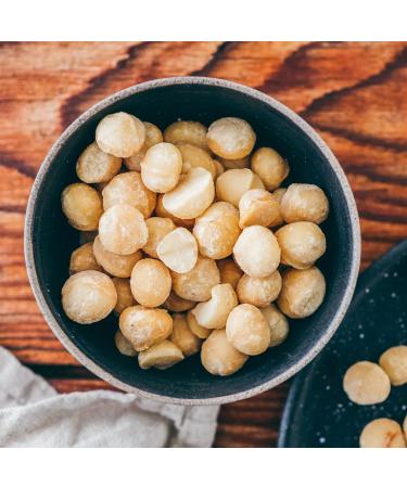 Buy Seeberger Roasted & Salted Macadamias - Vegan Finely Refined Nuts (13 x 80g) - Intense Nutty Flavor - International Shipping Available - Buy Online on GoSupps.com
