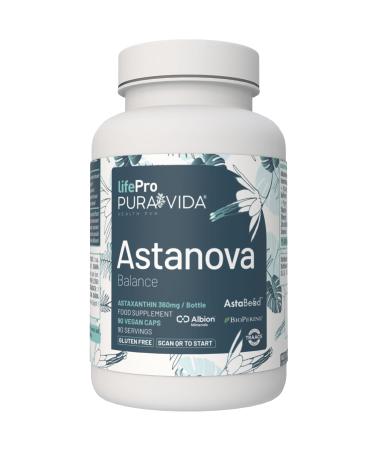 Astaxanthine Bio Pure 90 G lules 80 mg AstaBead Haematococcus pluvialis Avec BioPerine Zinc Albion TRAACS Vitamines D3 & E S l nium Vision Peau Antioxydant & D fenses Immunitaires
