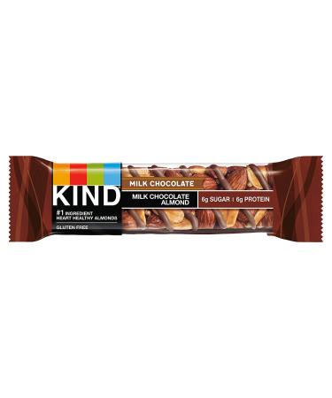 KIND Milk Chocolate Almond Bars - 12 Pack (1.4 oz Each) | Healthy Snack - Buy Online on GoSupps.com