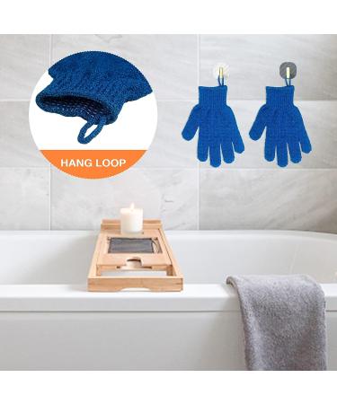 Exfoliating Bath Gloves for Shower Spa Massage - Dead Skin Exfoliation (1 Pair) - Buy Online on GoSupps.com