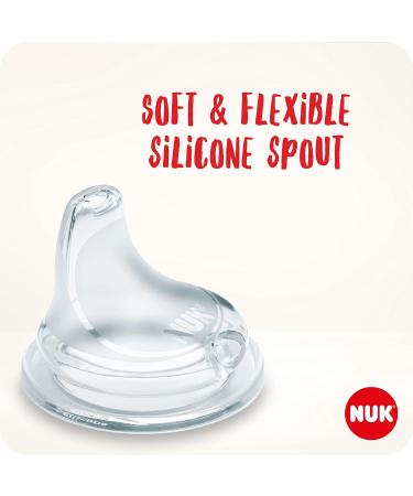 NUK First Choice Sippy Cup Night Pink Glow-in-the-dark | 6-18 Months | 150 ml | Leak-Proof & Anti-Colic | BPA-Free - Buy Online on GoSupps.com