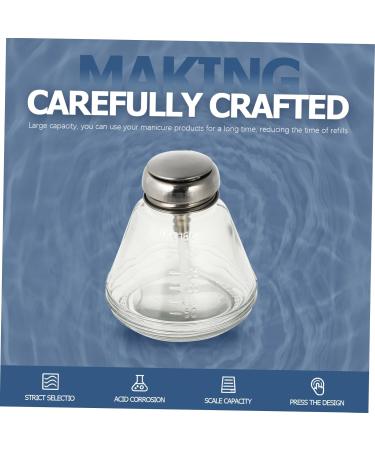 FRCOLOR Press Cleaning Solution Bottle Nail Color Remover Dispenser Nail Polish Remover Dispenser Manicure Press Bottle Empty Press Dispenser Liquid Travel Bottle Glass - Buy Online on GoSupps.com