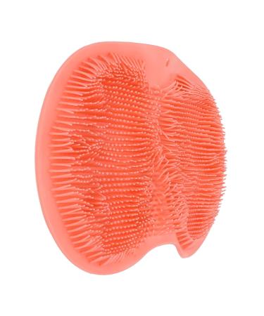 Shower Foot Scrubber Mat - Silicone Foot Massage for Men | Soft Hanging Design | Perfect for Beauty Salons - Red - Buy Online on GoSupps.com