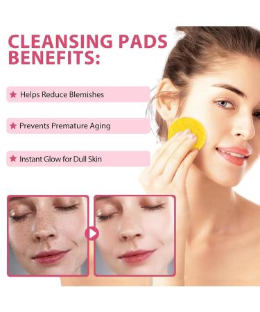 Buy Noveltynose Turmeric Kojic Acid Cleansing Pads | Exfoliating Facial Sponges for Radiant Skin - International Shipping Available - Buy Online on GoSupps.com