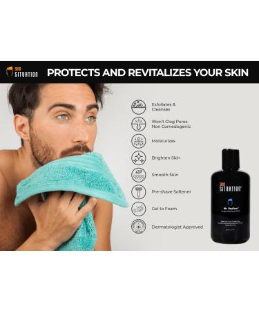 Skin Situation Mr. Radiant Daily Face Wash Mr. Brilliant Face Moisturizer and Toiletry Bag - Buy Online on GoSupps.com