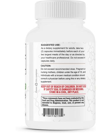 100% Pure White Kidney Bean Extract - All-Natural Carb Blocker 1200mg for Weight Loss & Fat Prevention - Made in USA - Buy Online on GoSupps.com