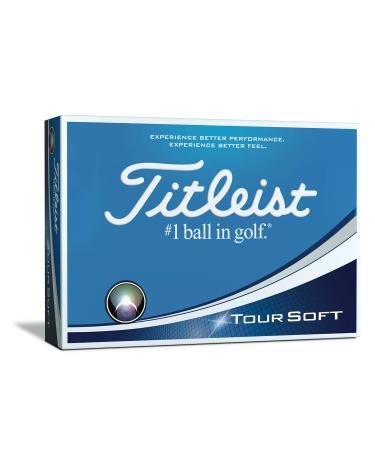 Titleist Tour Soft Golf Balls (One Dozen) White