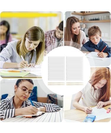 2Pcs Straight Line Stencil Rulers  Straight Spacing Line Drawing Template Calligraphy Stencil Journal Painting Invitation Envelope Addressing Ruler Plastic Writing Guide Ruled Paper Making Template - Buy Online on GoSupps.com