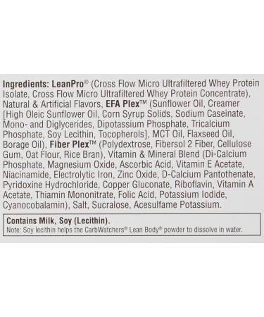 Labrada Nutrition Carb Watchers Lean Body Hi-Protein Meal Replacement Shake Vanilla Ice Cream 2.29-Ounce Packets (Pack of 20) Vanilla Ice Cream 20 pak - Buy Online on GoSupps.com