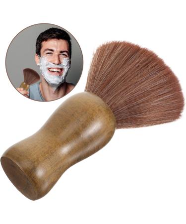 Men's Beard Brush with Wooden Handle - Premium Shaving Set & Hair Cleaning Brush - Travel Size 11x6.5cm - Musthave Grooming Accessory - Buy Online on GoSupps.com