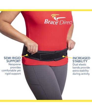 Brace Direct SI Belt | Sacroiliac Hip Support for Sciatic Pelvic & Lower Back Pain Relief - Men & Women - Buy Online on GoSupps.com